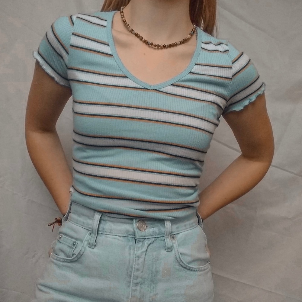 Blue Striped Shirt